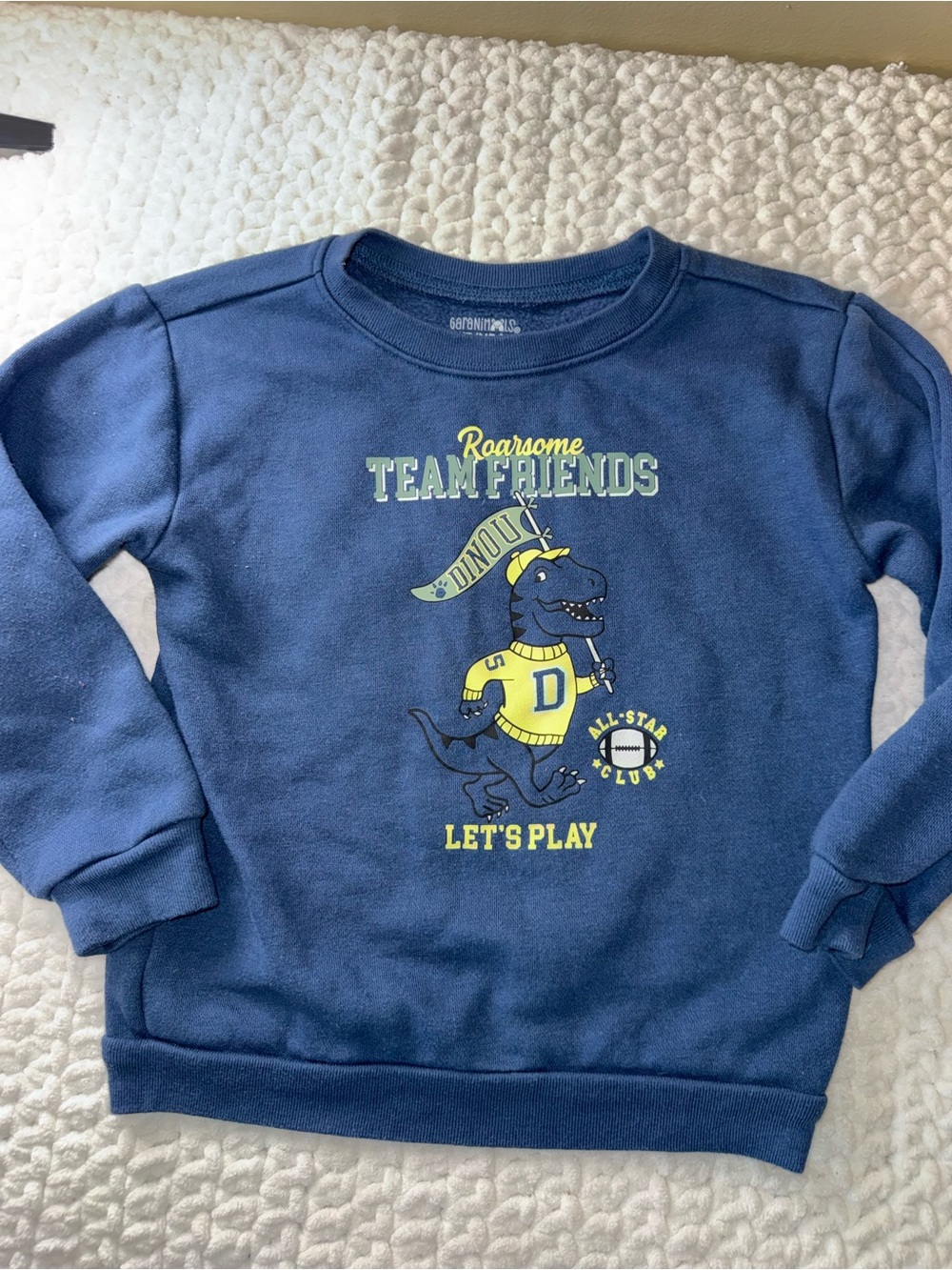 Garanimals Blue Dinosaur 'Team Friends' Sweatshirt